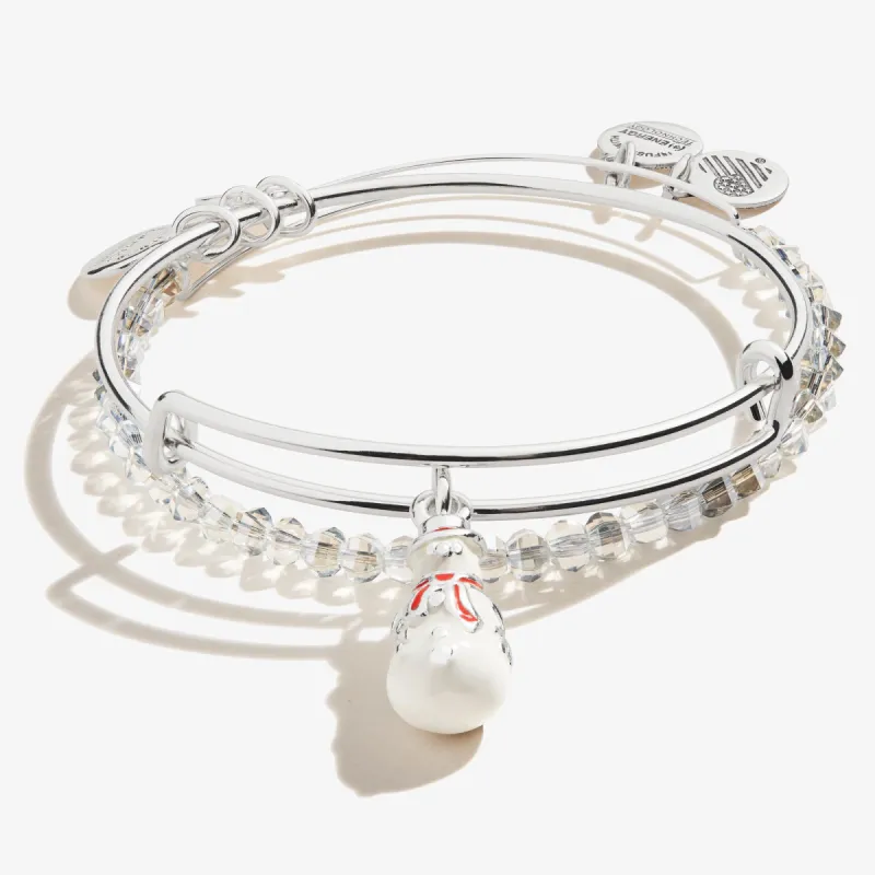 Holiday Snowman Beaded Bangles, Set of 2 sold by Alex and Ani