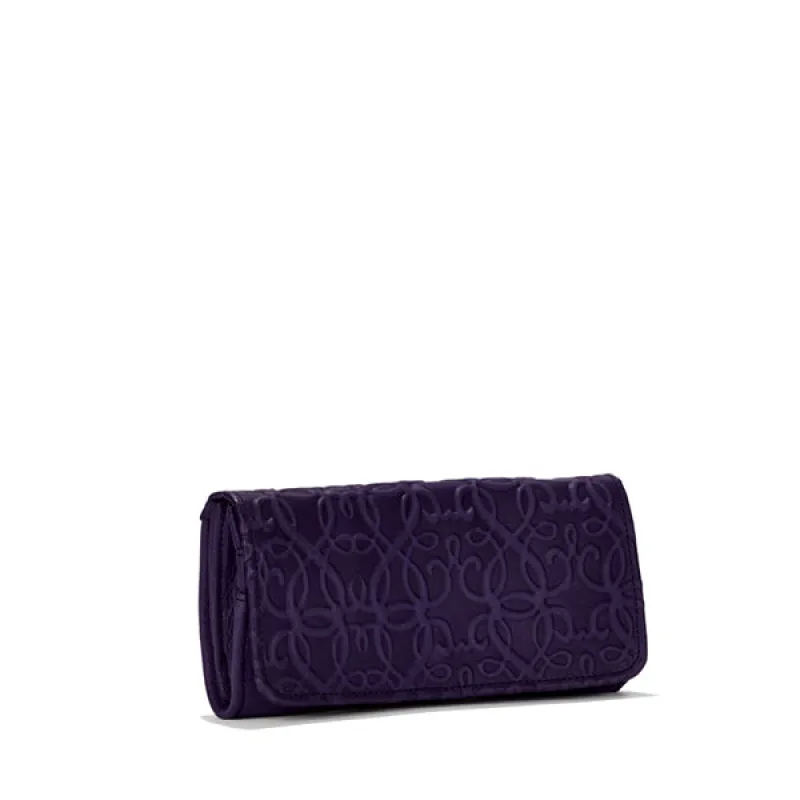 Gabriel Leather Continental Wallet, Amethyst sold by Alex and Ani