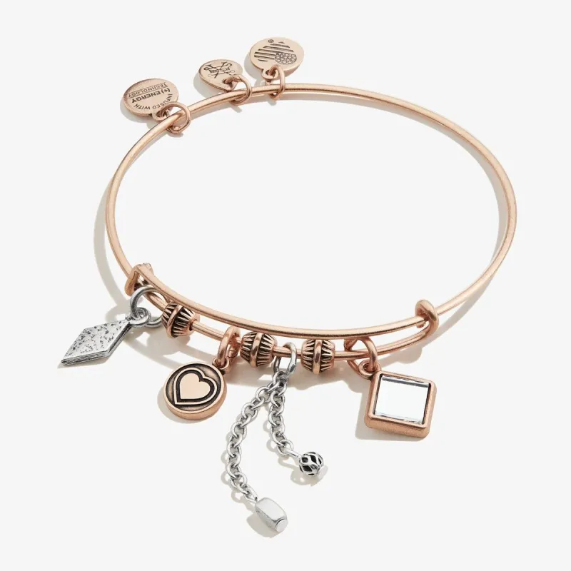 Love Cluster Charm Bangle sold by Alex and Ani