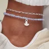 Mermaid Bead and Chain Anklet sold by Alex and Ani