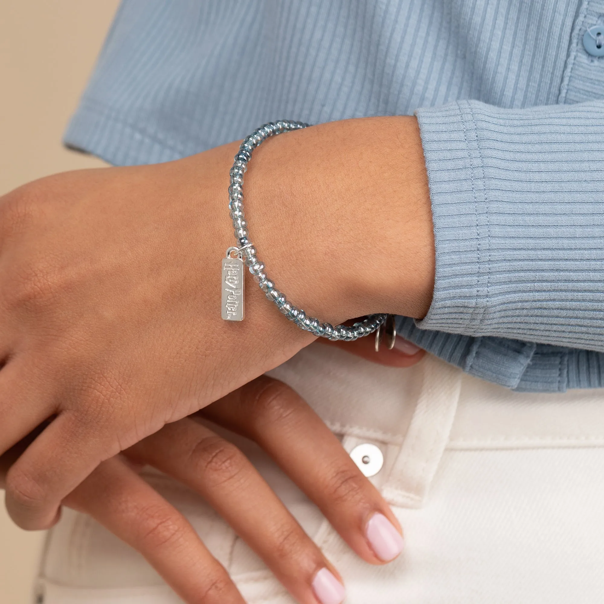 Harry Potter™ Illumination Beaded Charm Bangle, Blue sold by Alex and Ani product image thumbnail 2