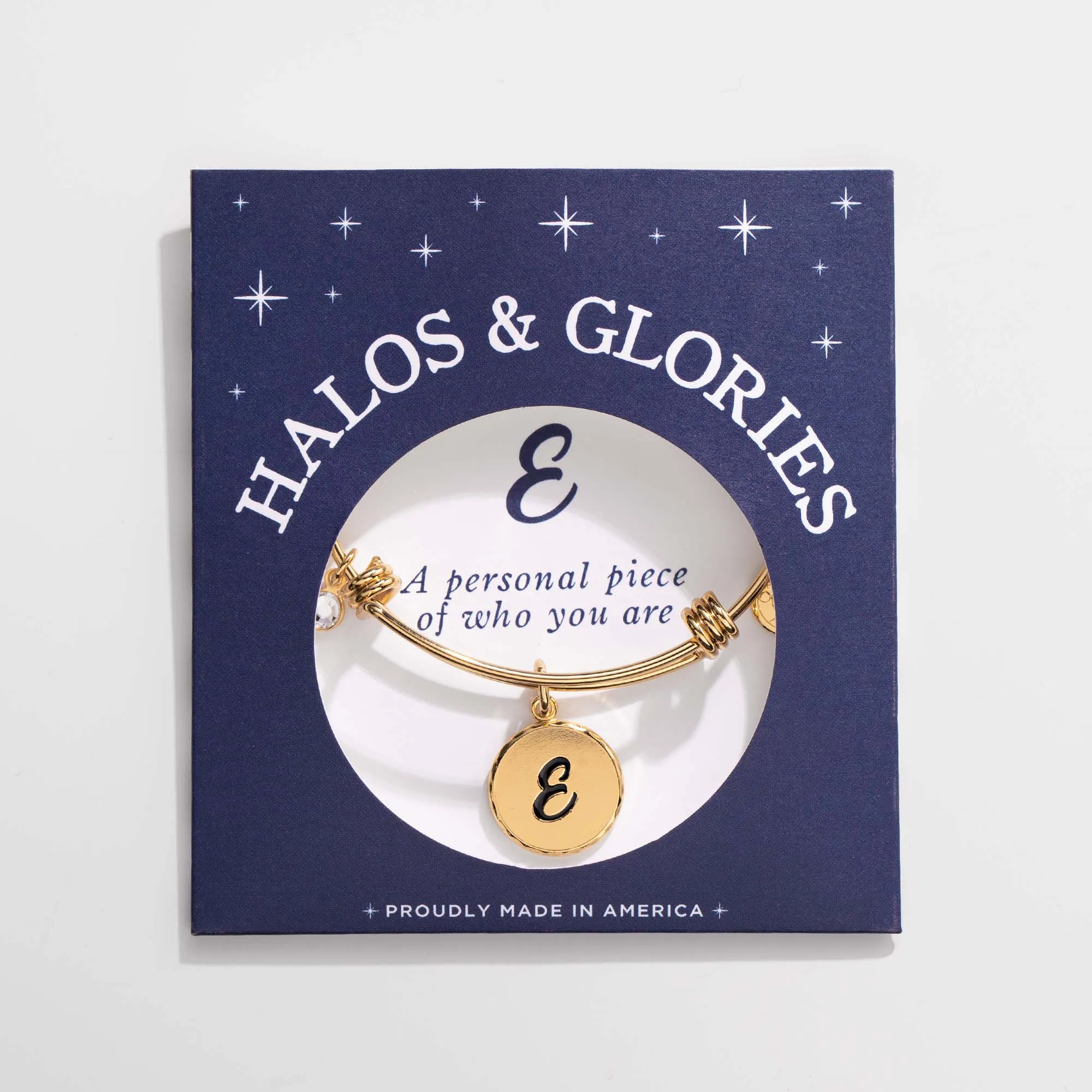 Letter E Charm Bangle, Halos & Glories sold by Alex and Ani product image thumbnail 2