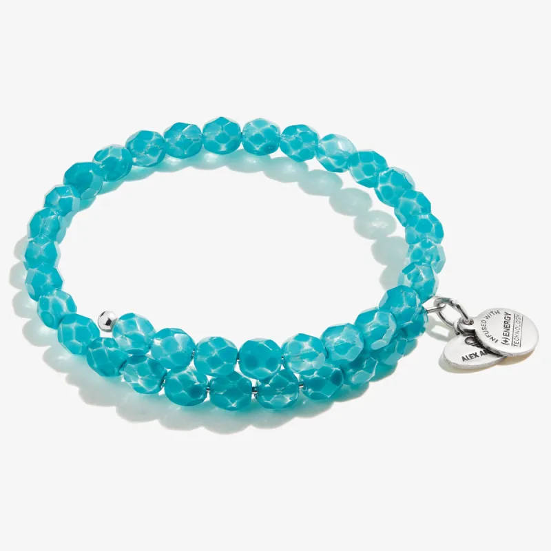 Transparent Beaded Wrap Bracelet, Turquoise sold by Alex and Ani