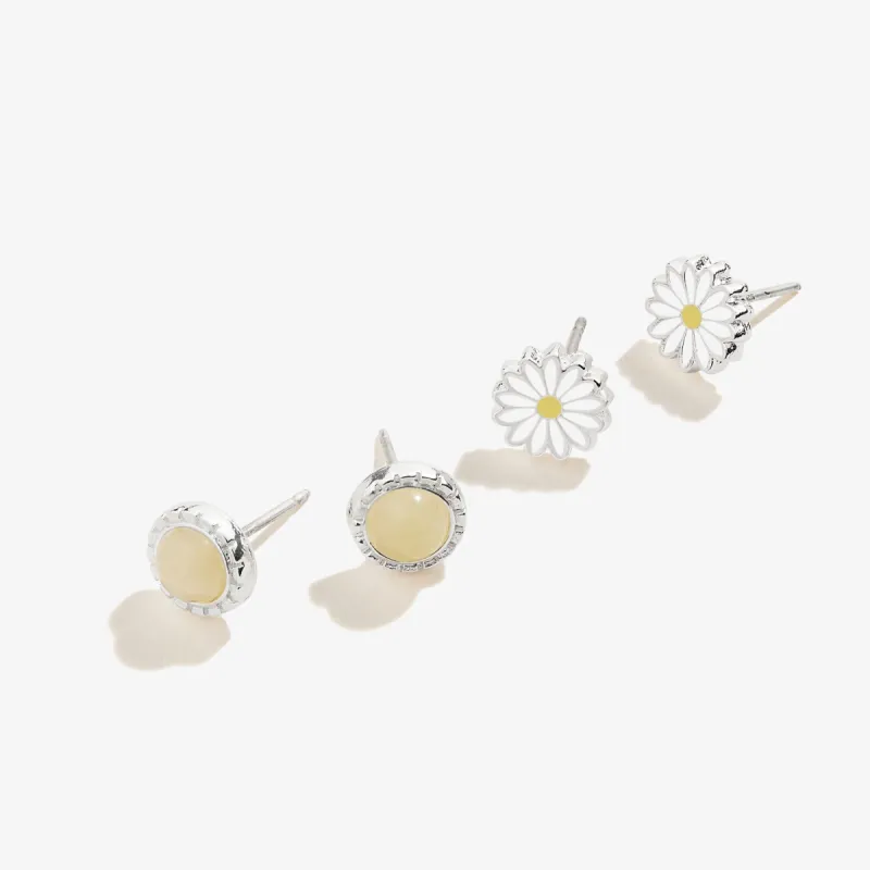 Daisy + Jasper Stone Stud Earrings, Set of 2 sold by Alex and Ani