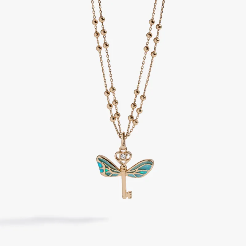 Harry Potter™ Flying Keys Necklace sold by Alex and Ani