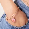 Crystal Lotus Charm Bangle Bracelet sold by Alex and Ani