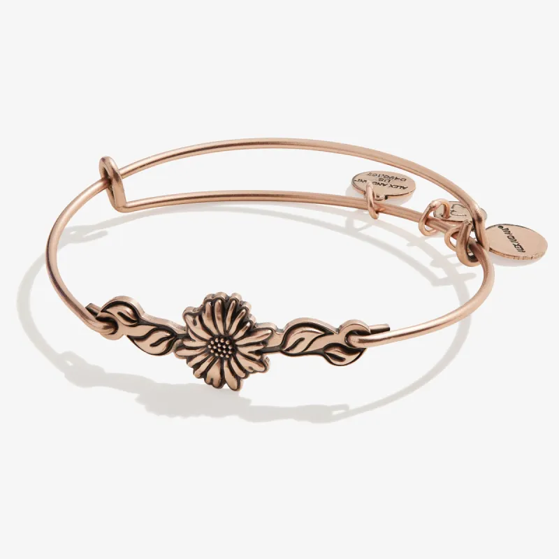 Spiritual Armor Wildflower Inline Charm Bangle sold by Alex and Ani
