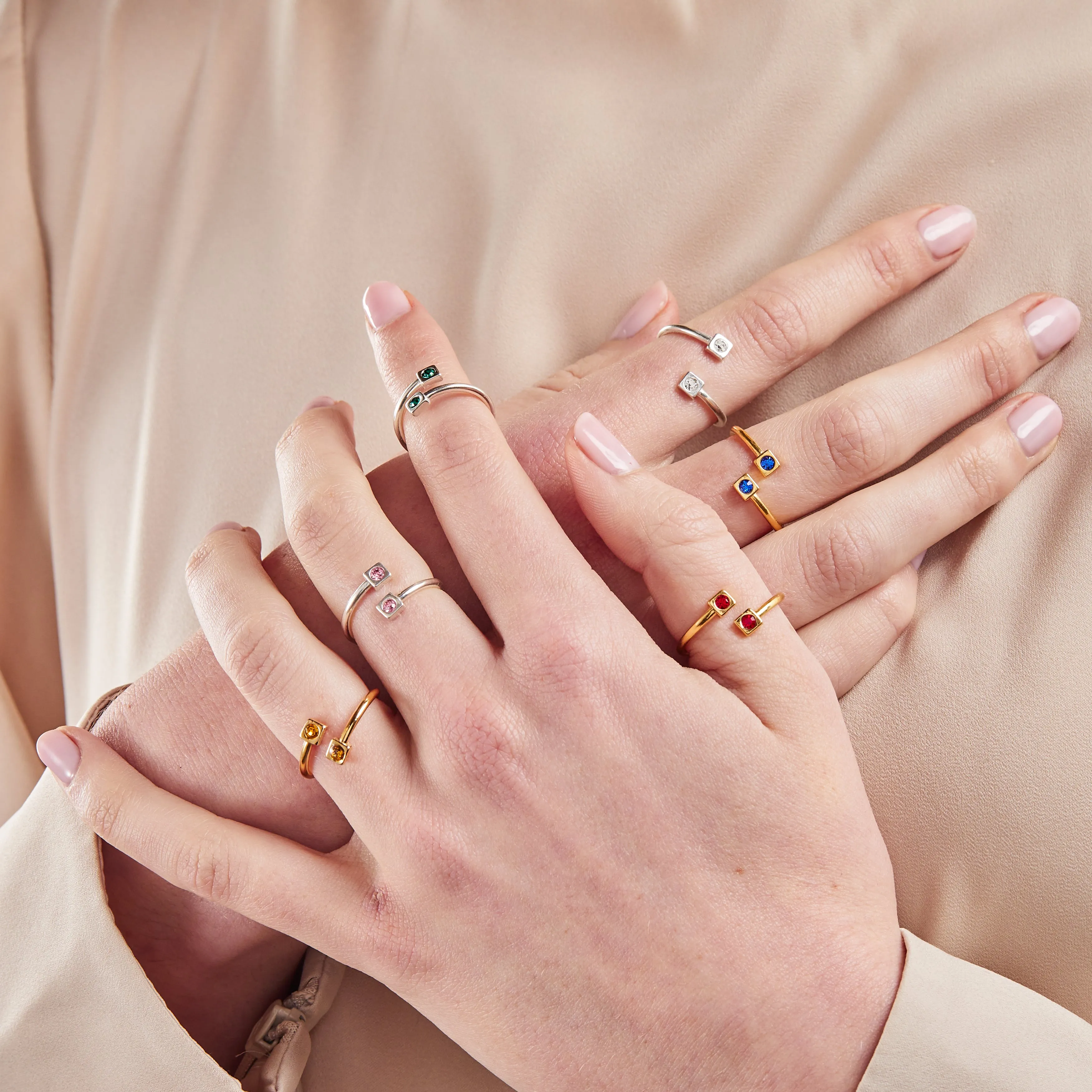 May Birthstone Emerald Ring Wrap sold by Alex and Ani product image thumbnail 3