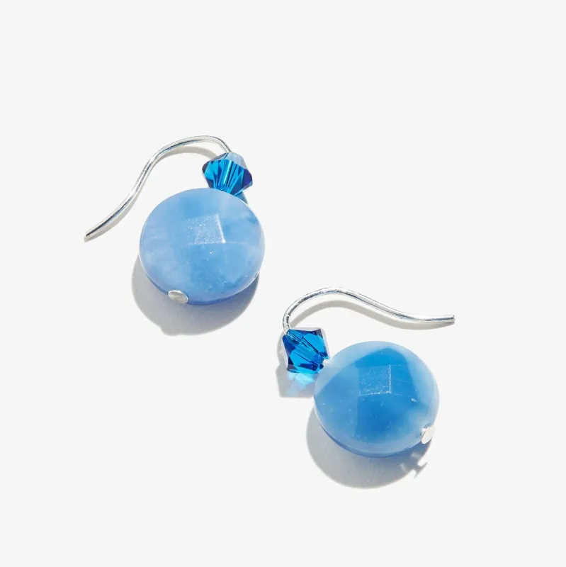 Quartz Denim Gemstone Drop Earrings sold by Alex and Ani
