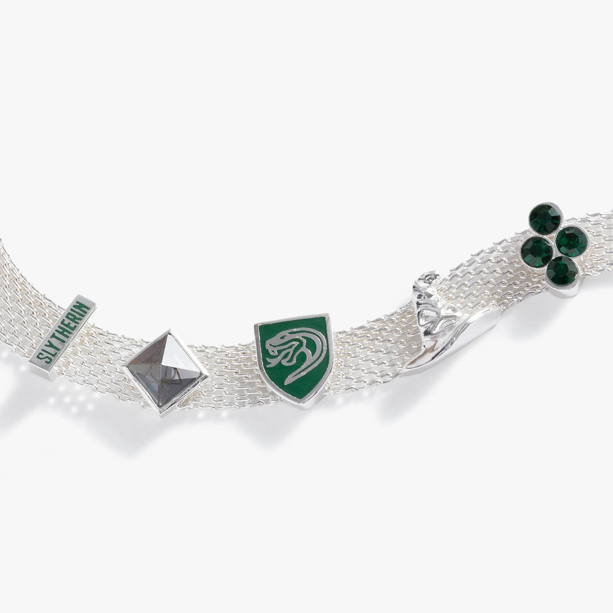 Harry Potter™ Slytherin Mesh Charm Bracelet sold by Alex and Ani product image thumbnail 2