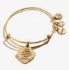 Token of Adoration Sunflower Charm Bangle sold by Alex and Ani