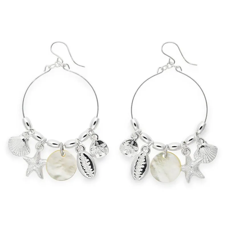 Beachcomber Hoop Earrings sold by Alex and Ani