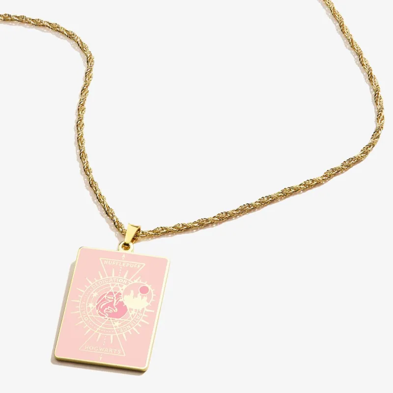 Harry Potter™ Hogwarts™ + Hufflepuff Charm Necklace sold by Alex and Ani