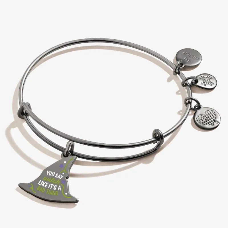 'You Say Witch Like it's a Bad Thing' Hallowen Charm Bangle sold by Alex and Ani