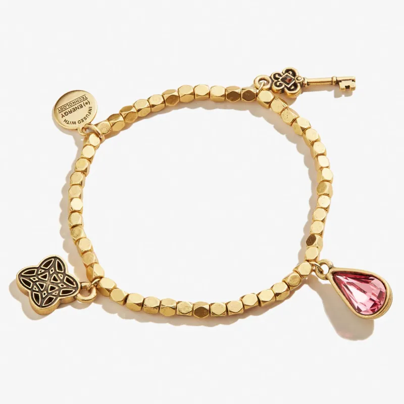 Wisdom Multi-Charm Stretch Bracelet sold by Alex and Ani