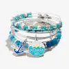 'Vitamin Sea' Charm Bangle, Set of 5 sold by Alex and Ani