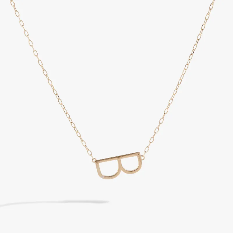Initial B Precious Elongated Necklace sold by Alex and Ani