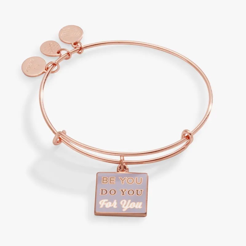 'Be You, Do You, For You' Charm Bangle Bracelet sold by Alex and Ani