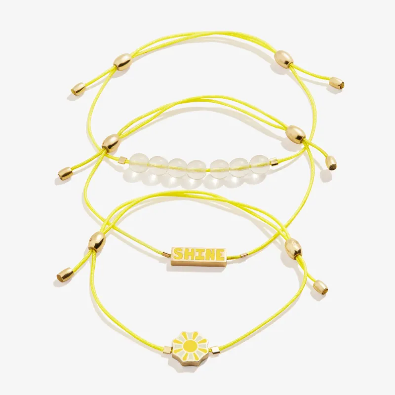 Sunshine Cord Bracelets, Set of 3 sold by Alex and Ani
