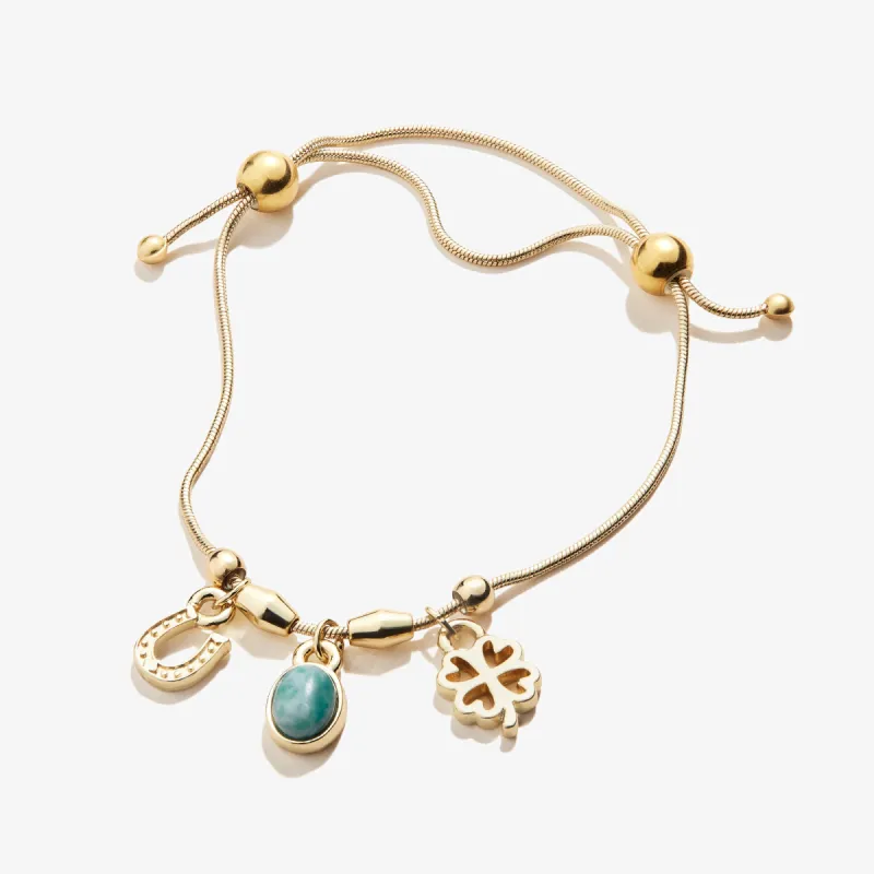 Luck + Prosperity Multi-Charm Bracelet sold by Alex and Ani