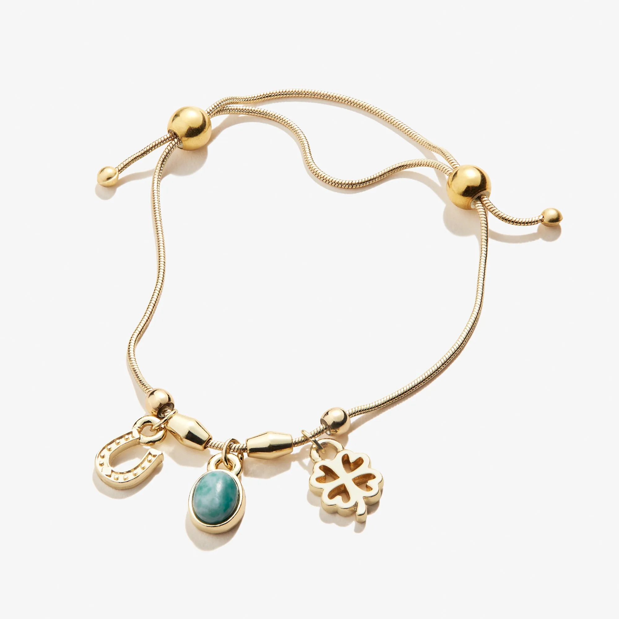 Luck + Prosperity Multi-Charm Bracelet sold by Alex and Ani