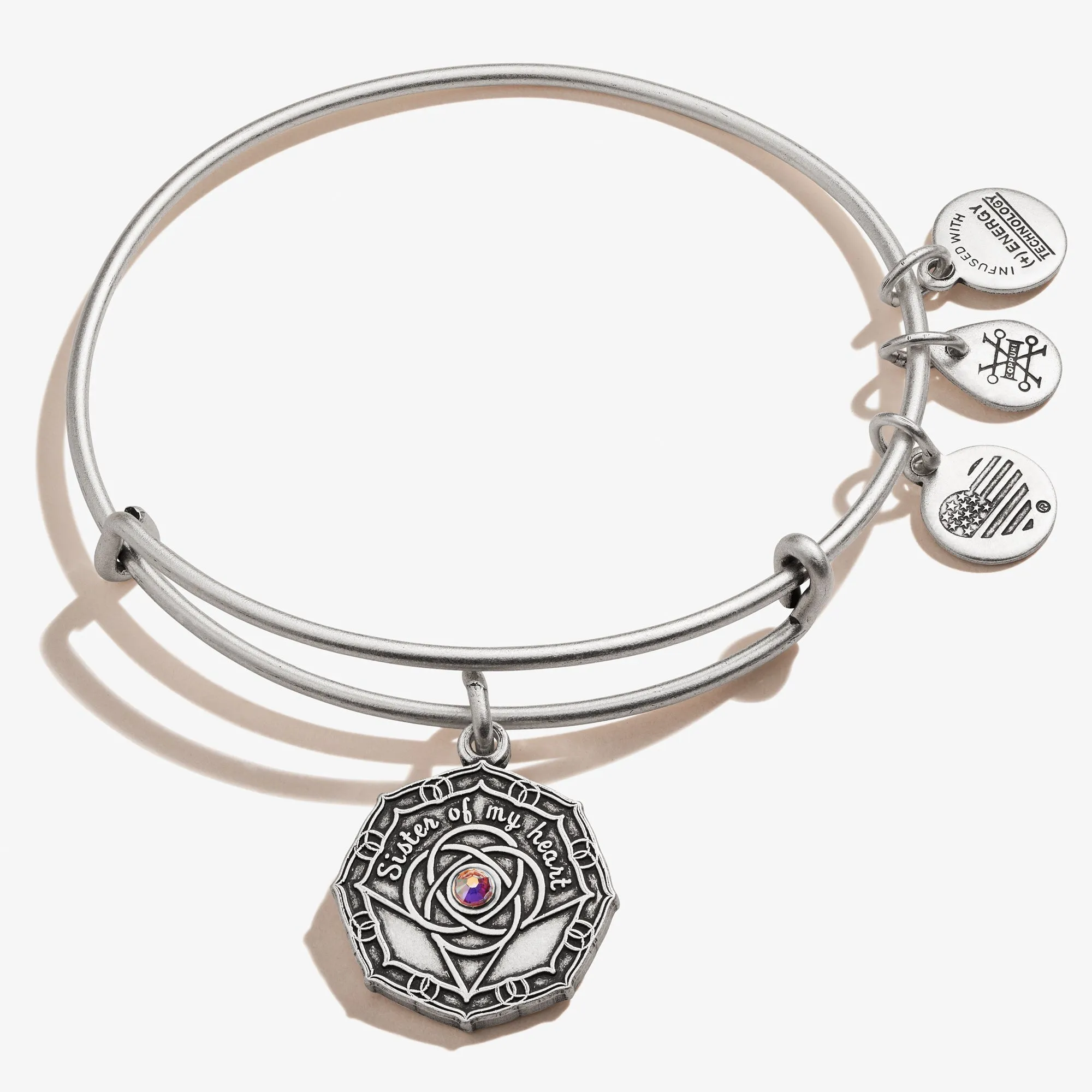 Bridesmaid 'Sister of My Heart' Charm Bangle sold by Alex and Ani