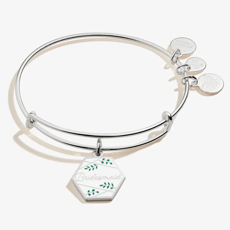 'Bridesmaid' Charm Bangle sold by Alex and Ani