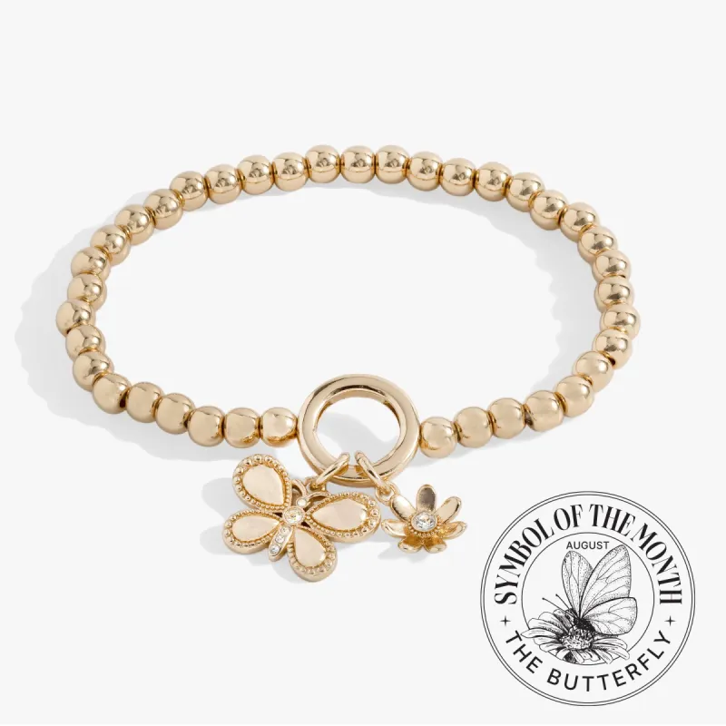 Puffy Butterfly Stretch Bracelet sold by Alex and Ani
