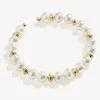 Sea Sultry Cuff Bracelet, Soft Pearl White sold by Alex and Ani
