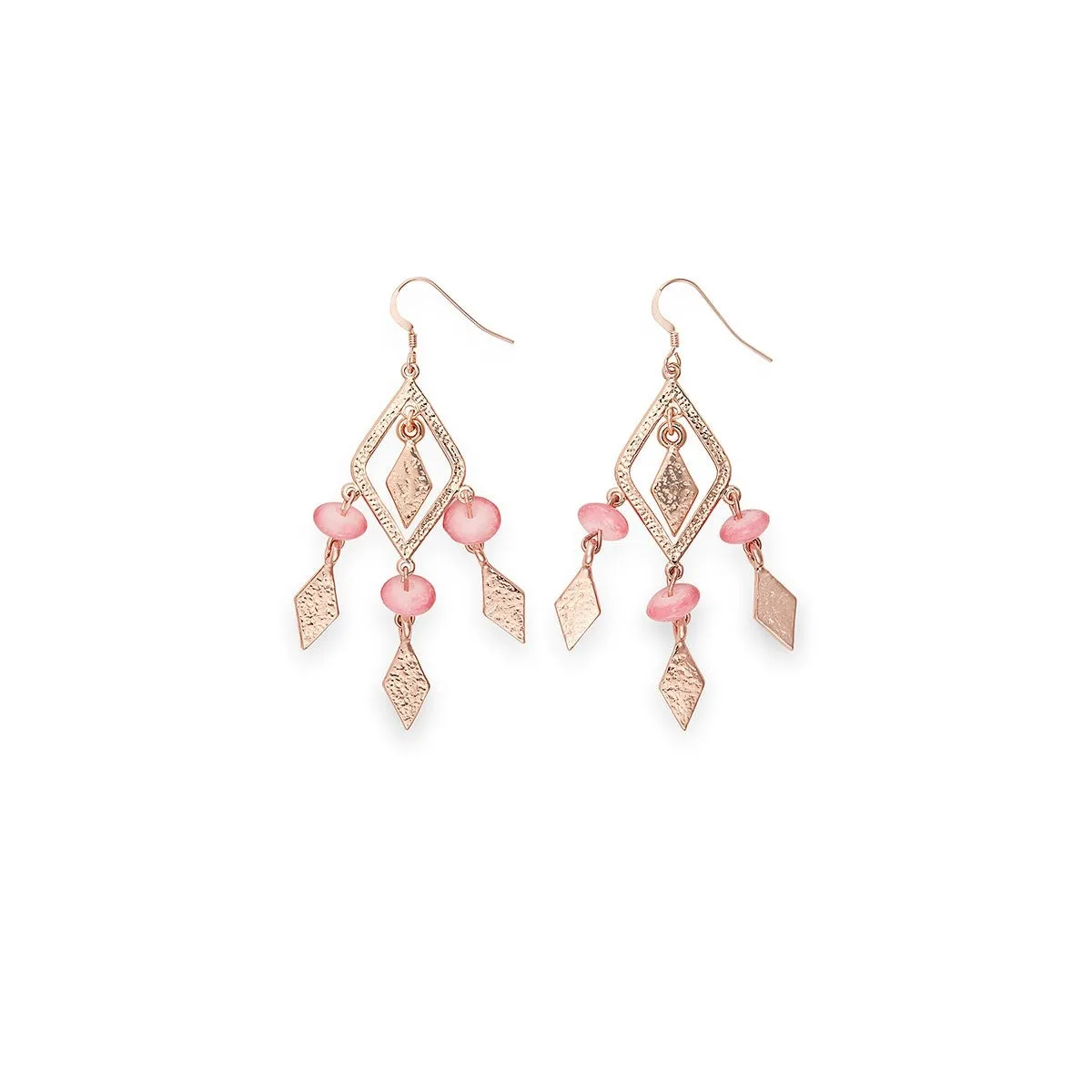 Coral Spearhead Earrings sold by Alex and Ani