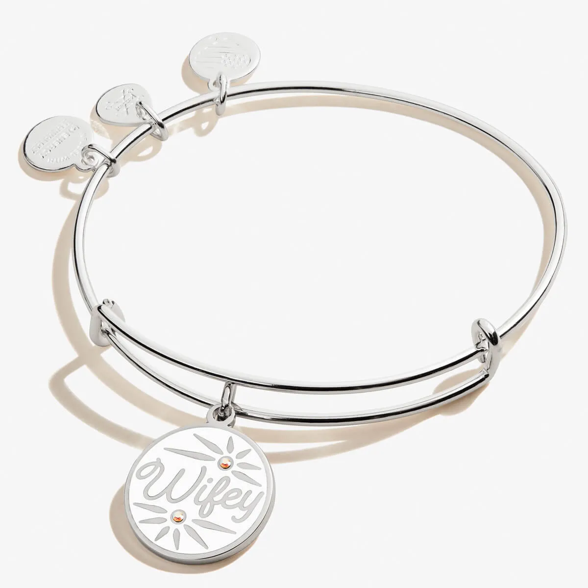 'Wifey' Charm Bangle sold by Alex and Ani