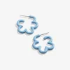 Floral Huggie Hoop Earrings, Ocean Blue sold by Alex and Ani