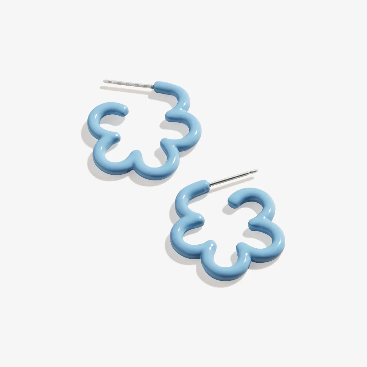 Floral Huggie Hoop Earrings, Ocean Blue sold by Alex and Ani