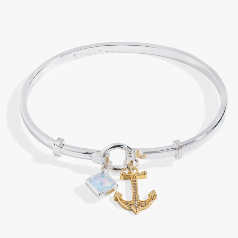 Anchor Tension Bangle sold by Alex and Ani