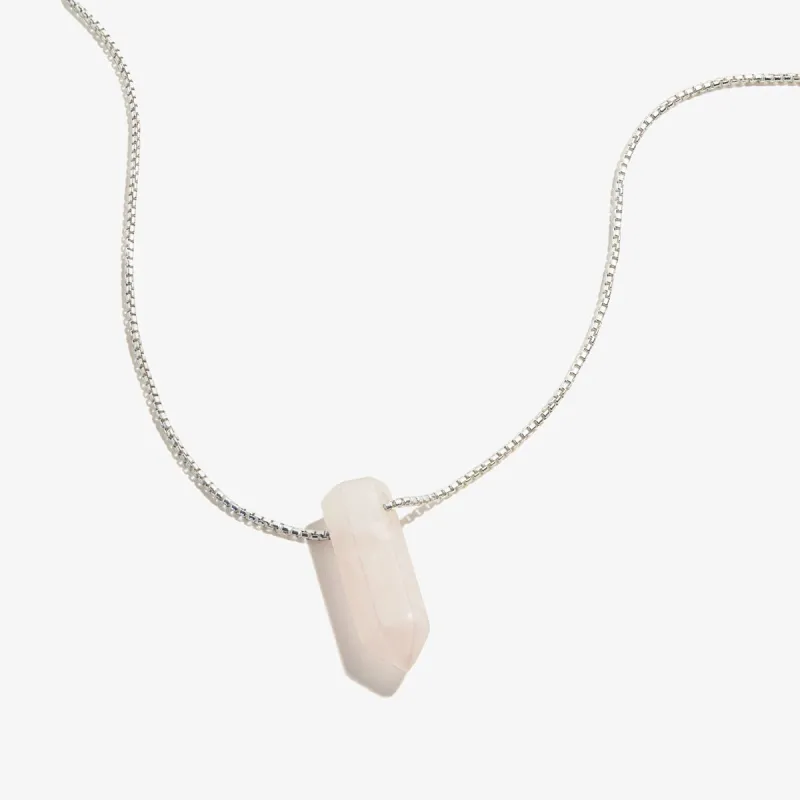 Rose Quartz Gemstone Necklace sold by Alex and Ani