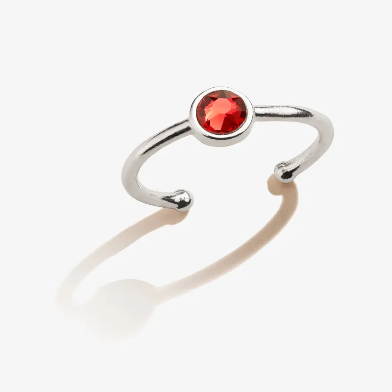 Scarlet Birthstone Ring, January sold by Alex and Ani