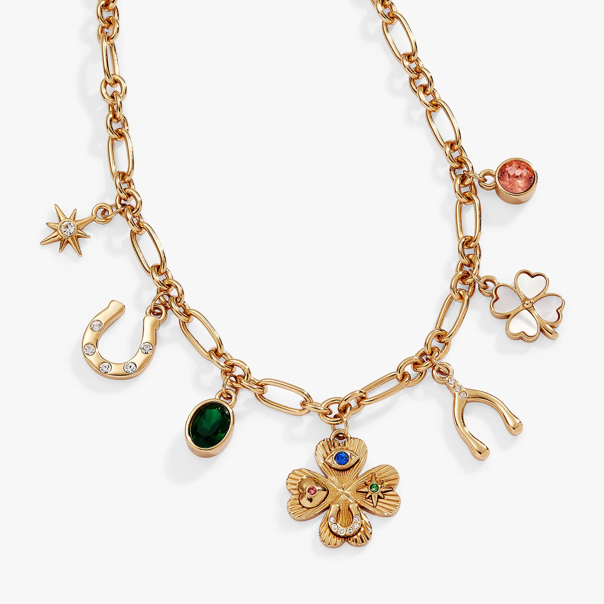 Lucky Four Leaf Clover Charm Necklace sold by Alex and Ani product image thumbnail 3