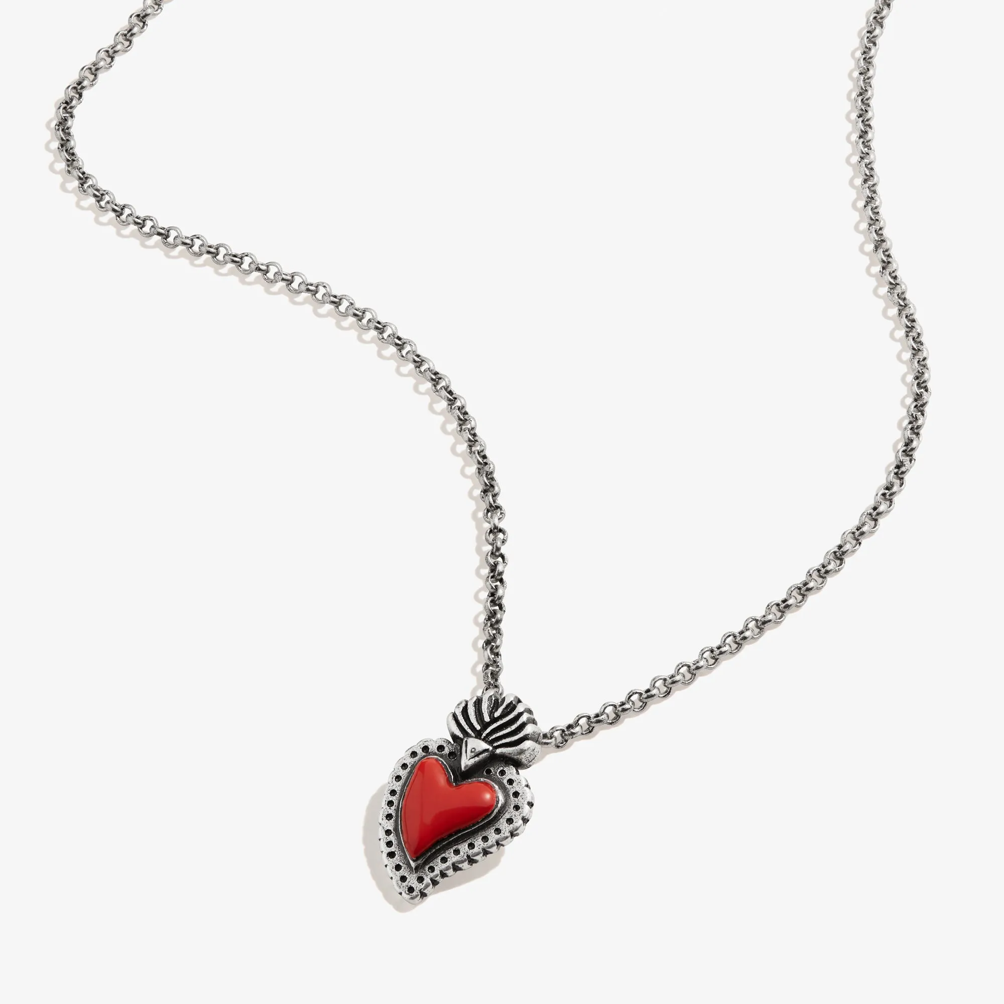 Frida Kahlo Sacred Heart Necklace sold by Alex and Ani