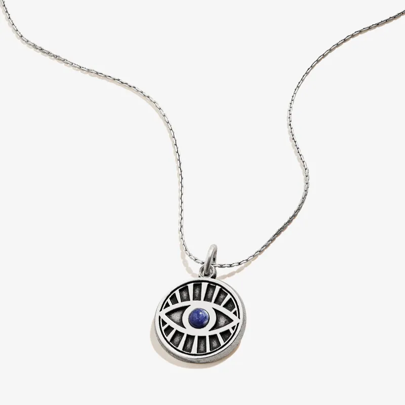 Evil Eye Necklace, Sodalite Gemstone sold by Alex and Ani