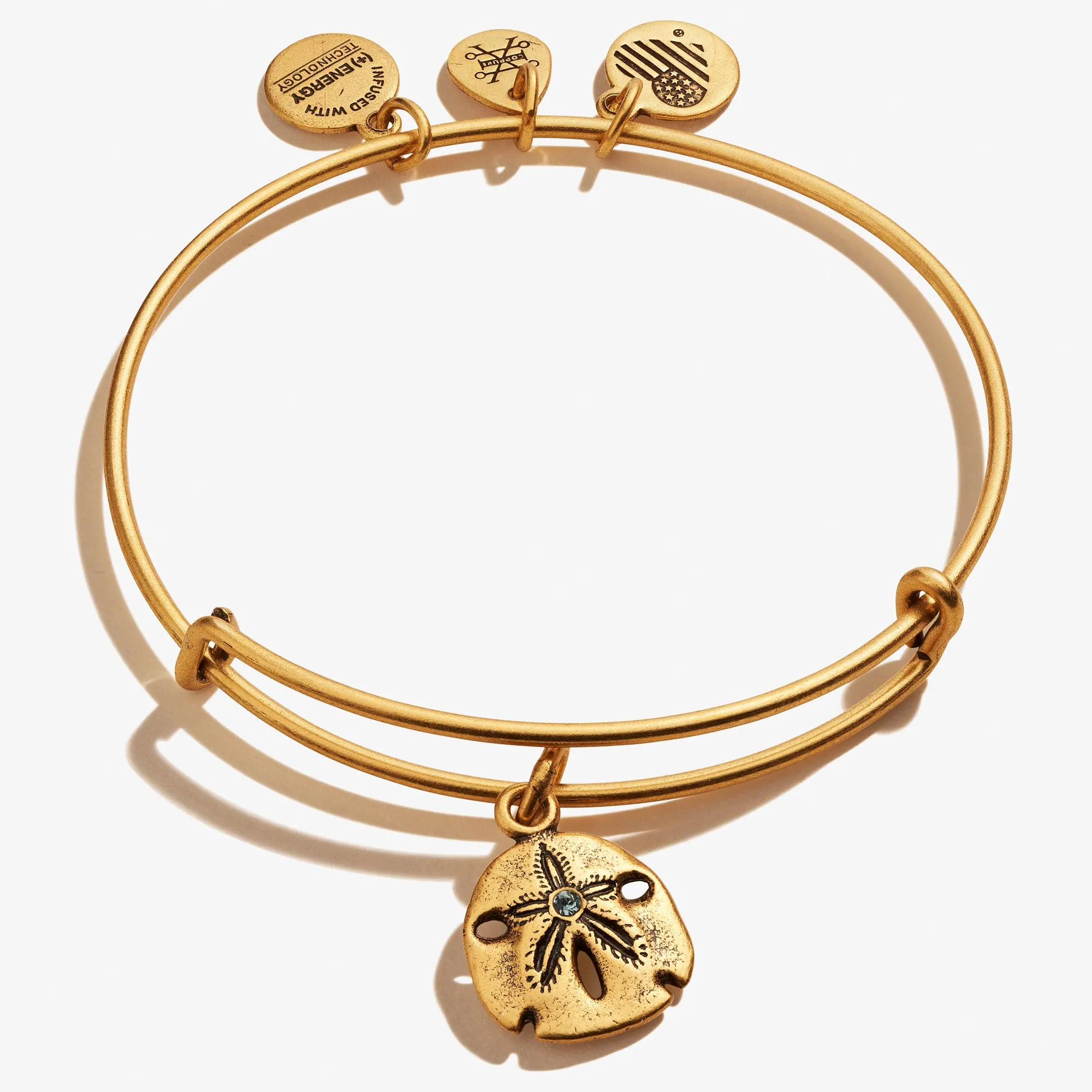 Sand Dollar Crystal Charm Bangle sold by Alex and Ani product image thumbnail 2