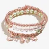 Green Pearl + Sea Charm Bracelets, Set of 3 sold by Alex and Ani