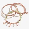 Green Pearl + Sea Charm Bracelets, Set of 3 sold by Alex and Ani