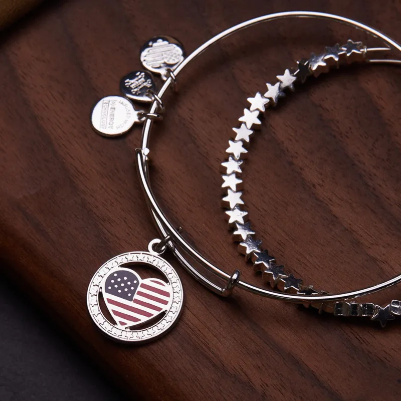 Military Pride Charm Bangle, Set of 2 sold by Alex and Ani