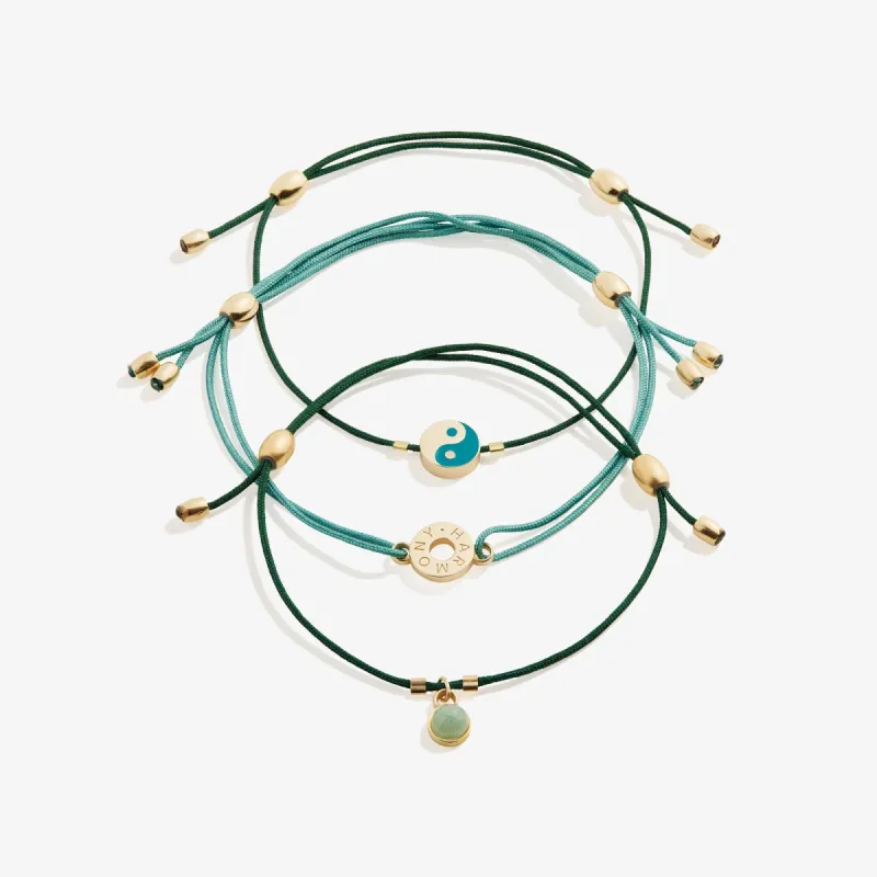 Harmony Yin Yang Cord Bracelets, Set of 3 sold by Alex and Ani