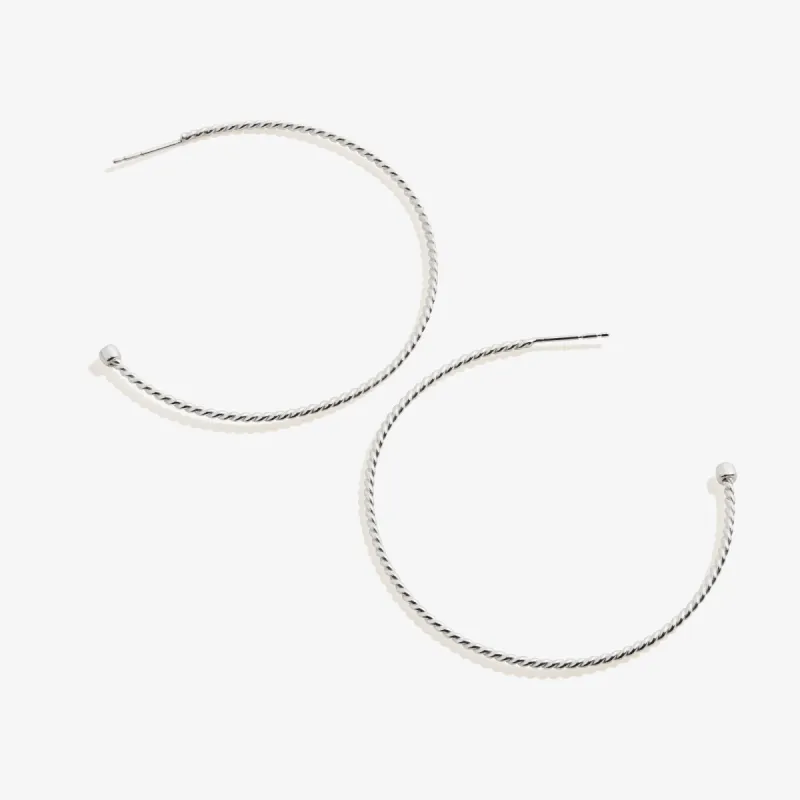 Large Textured Hoop Earrings sold by Alex and Ani