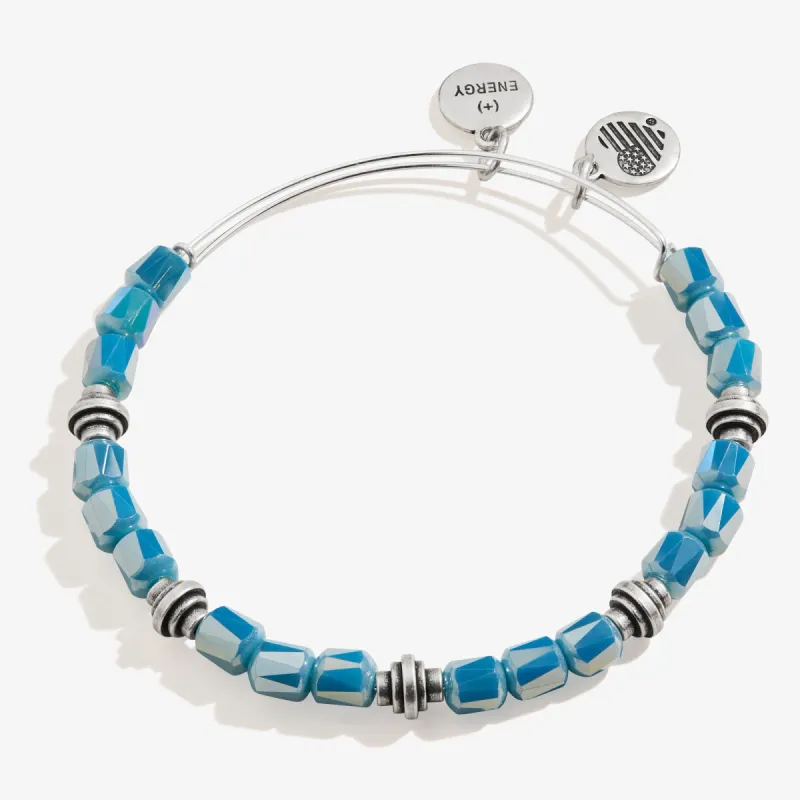 Elation Beaded Bangle, Ocean Blue sold by Alex and Ani