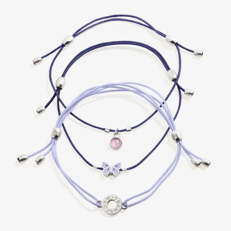 Transform Butterfly Cord Bracelets, Set of 3 sold by Alex and Ani