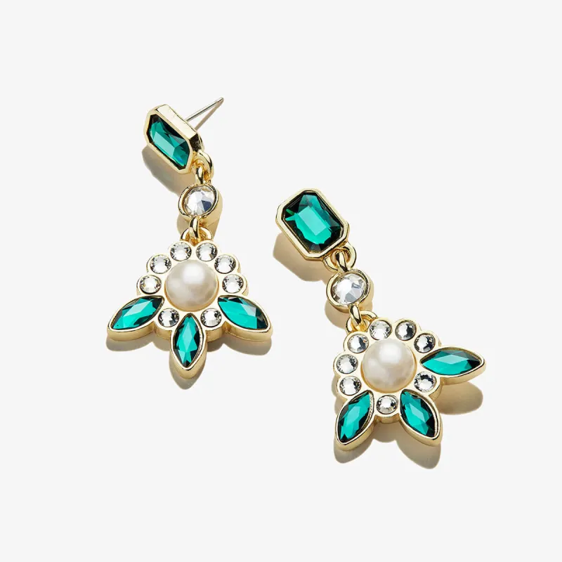 Green Marquise Statement Earrings sold by Alex and Ani