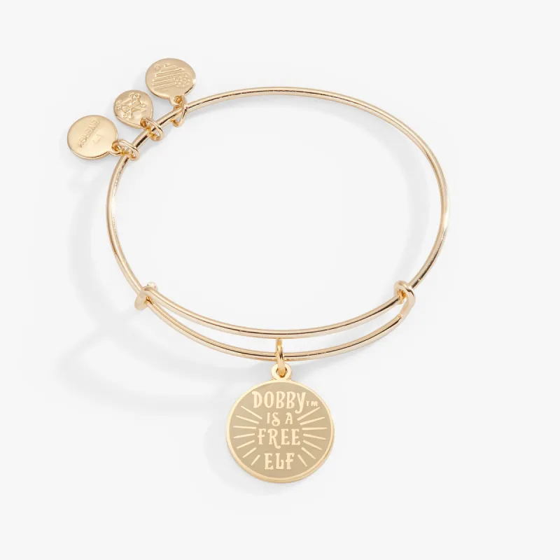 Harry Potter™ 'Dobby is a Free Elf' Charm Bangle Bracelet sold by Alex and Ani