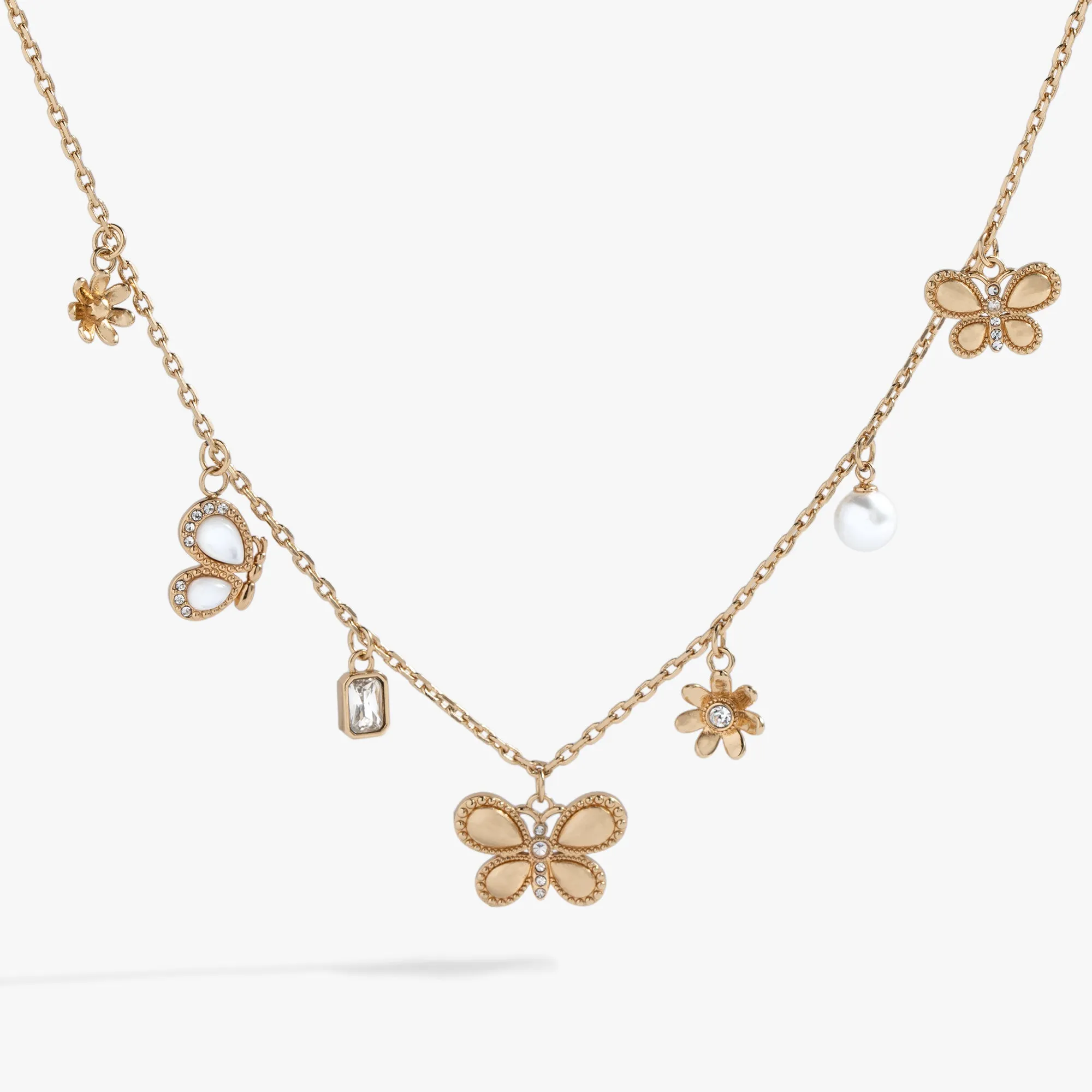 Puffy Butterfly Charm Necklace sold by Alex and Ani